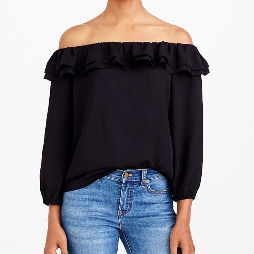 J. CREW Ruffle Blouse - Picture 11 of 13